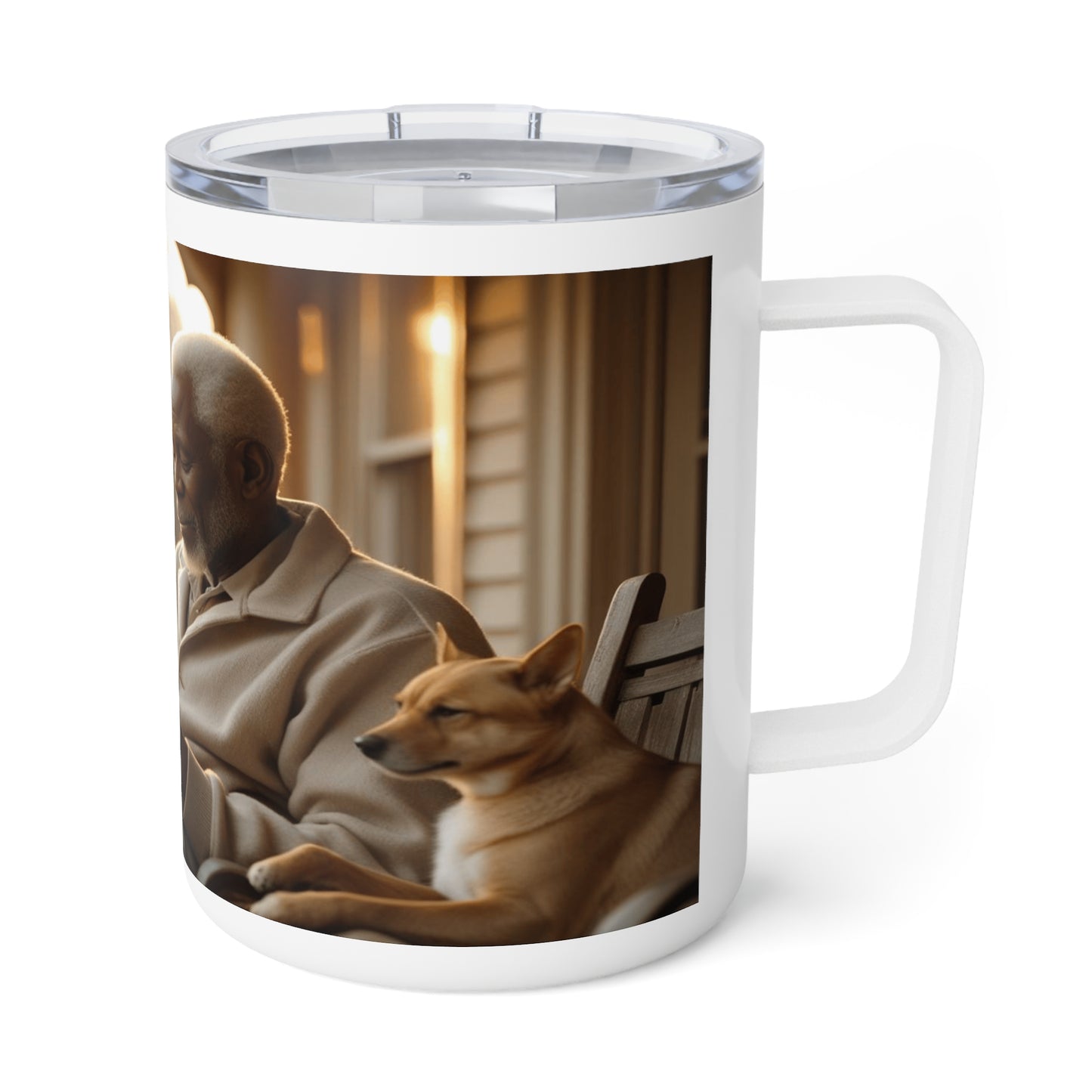 Mug isotherme « Dans ta présence, je trouve la paix de l'automne » (Collection En Route vers la Sagesse)