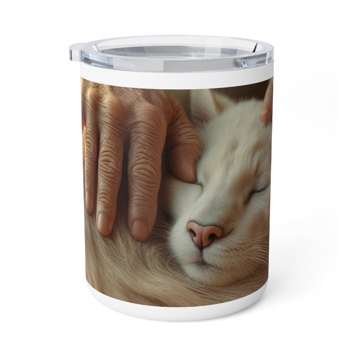 Mug isotherme « Mes genoux fragiles, ton poids réconfortant » ( Collection en Route vers la Sagesse)