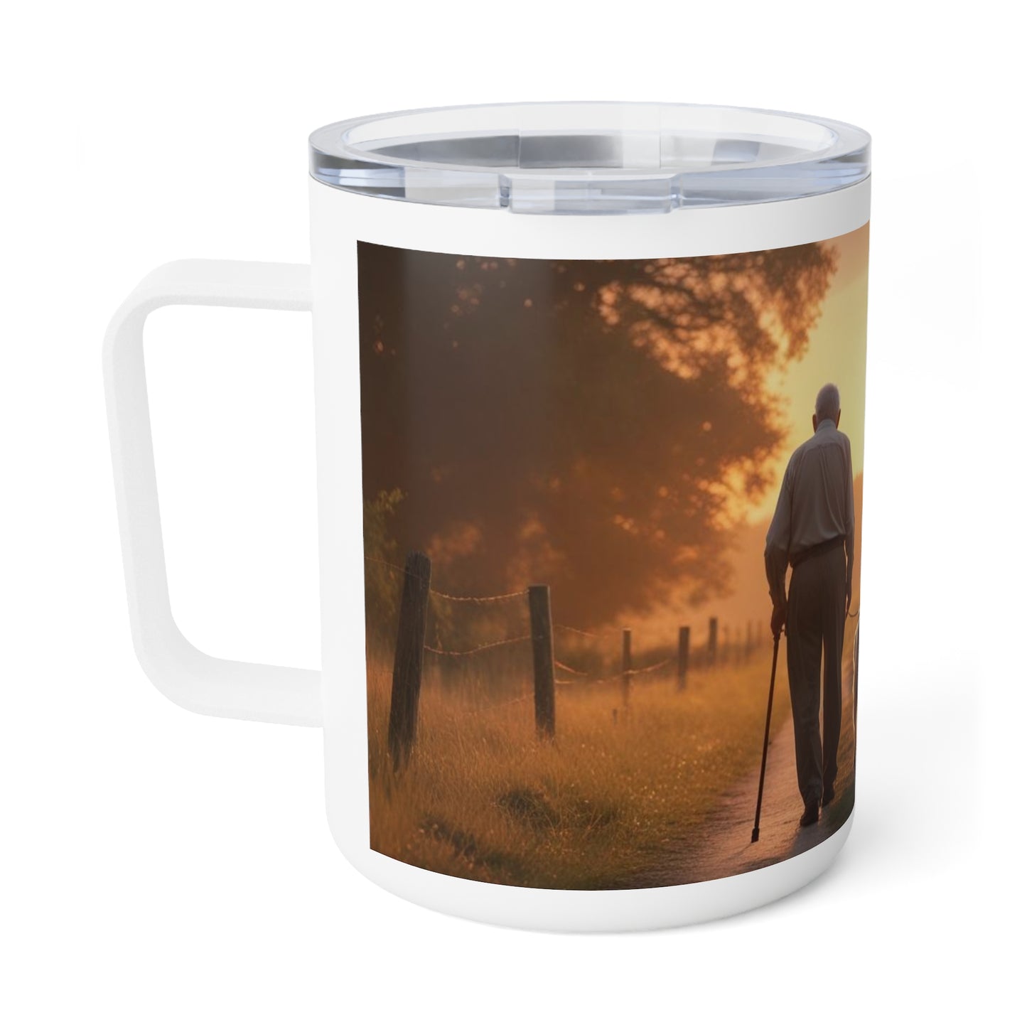 Mug isotherme  « Nos promenades lentes savourent chaque instant »( Collection en Route vers la sagesse)
