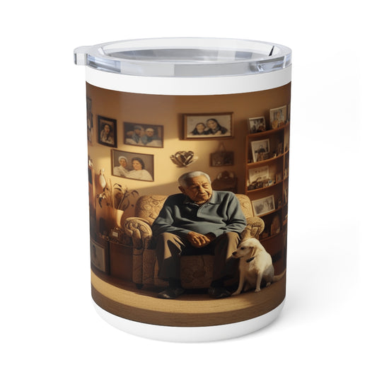 Mug isotherme « Tu es le gardien tendre de ma mémoire qui s'efface » (Collection en Route vers la sagesse)