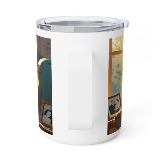 Mug isotherme « Ton amour efface la solitude de mes quatre-vingts printemps » (Collection en Route vers la Sagesse)